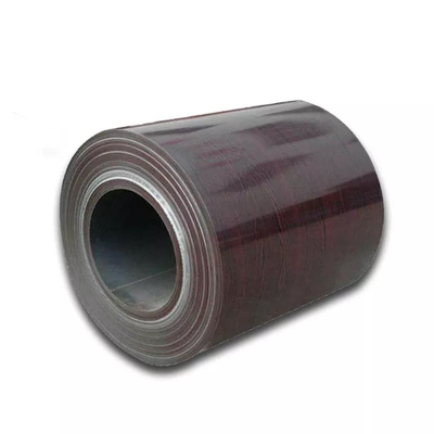 سیم پیچ فولادی گالوانیزه پیش رنگ شده بام فلزی کویل پوشش داده شده PPGI 600mm-1250mm