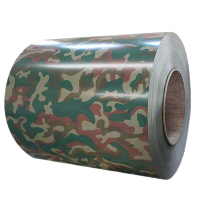 سیم پیچ فولادی گالوانیزه پیش رنگ شده بام فلزی کویل پوشش داده شده PPGI 600mm-1250mm